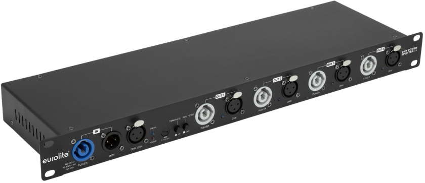 Eurolite DMX Power Splitter 4x4 3-pin XLR