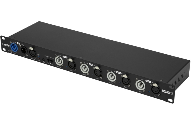 Splitter DMX Eurolite DMX Power Splitter 4x4 5-pin XLR