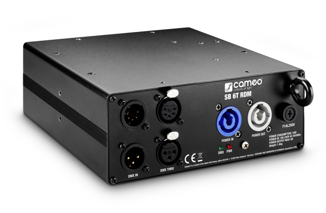 Splitter DMX / RDM Cameo SB 6T RDM