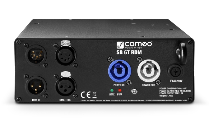 Splitter DMX / RDM Cameo SB 6T RDM