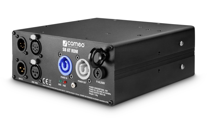 Splitter DMX / RDM Cameo SB 6T RDM