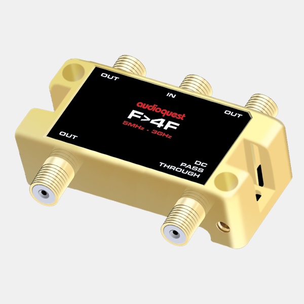 Audioquest F to 4F 75Ω Splitter 1 IN - 4 OUT