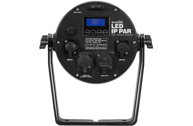 Spot de Exterior cu 7 x LED RGBW Eurolite LED IP PAR 7x8W QCL spot