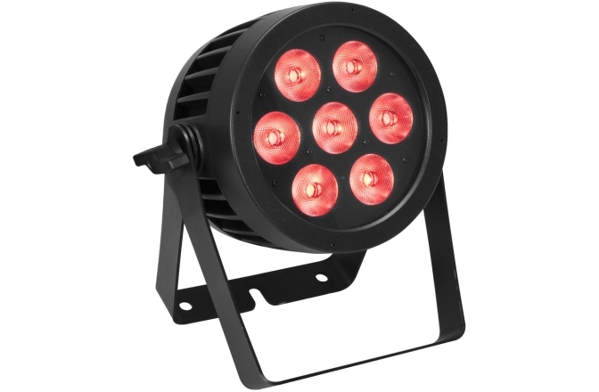 Spot de Exterior cu 7 x LED RGBW Eurolite LED IP PAR 7x8W QCL spot