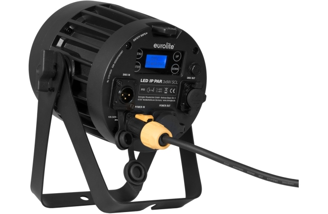 Spot de Exterior cu LED RGB/CW/WW/A/UV Eurolite LED IP PAR 3x9W SCL spot