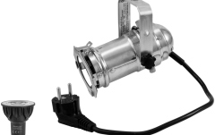 Spot PAR-16 Eurolite Set PAR-16 Spot sil + LED 1800-3000K warm