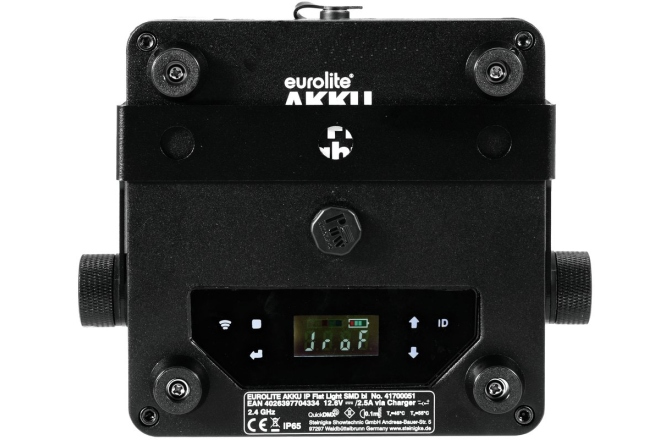 Spot Plat cu 81 x LED SMD RGBW Eurolite AKKU IP Flat Light SMD Black