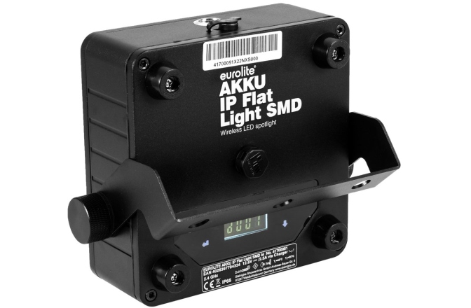 Spot Plat cu 81 x LED SMD RGBW Eurolite AKKU IP Flat Light SMD Black