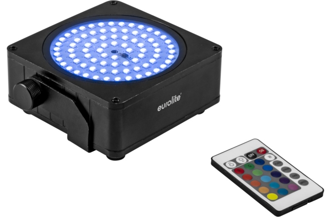 Spot Plat cu 81 x LED SMD RGBW Eurolite AKKU IP Flat Light SMD Black