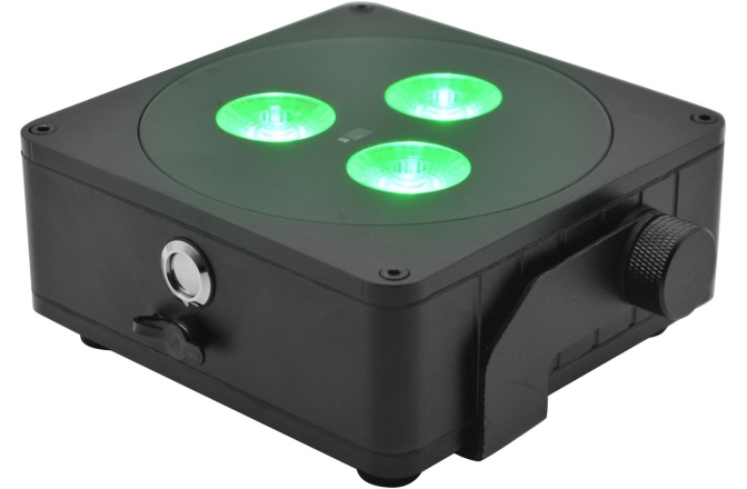 Spot Plat LED RGBW Eurolite AKKU IP Flat Light 3 bl