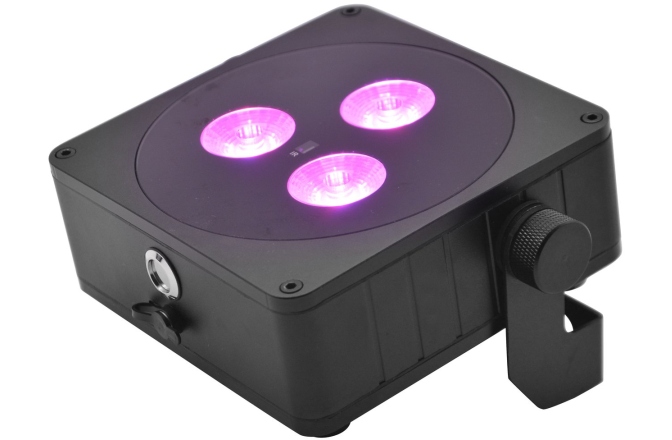 Spot Plat LED RGBW Eurolite AKKU IP Flat Light 3 bl