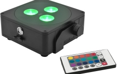 Spot Plat LED RGBW Eurolite AKKU IP Flat Light 3 bl