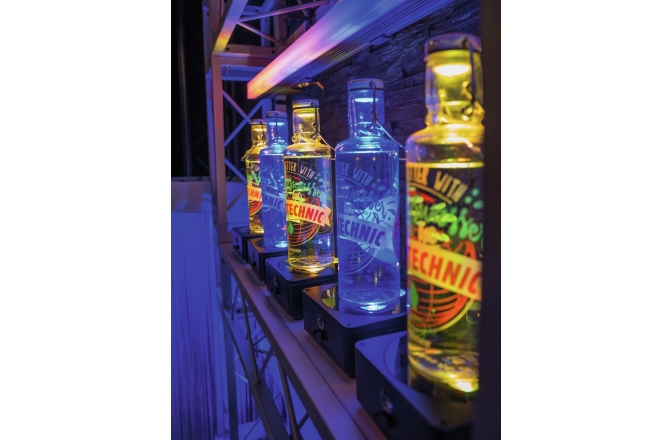 Spot Plat LED RGBW Eurolite AKKU IP Flat Light 3 bl