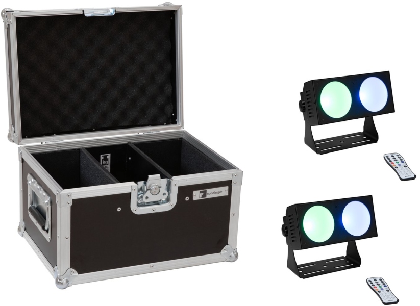 Eurolite Set 2x LED CBB-2 COB RGB Bar + Case