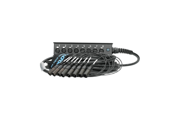 Klotz StraightLink 8/0 XLR 3p8-channel - single ground - 15 m