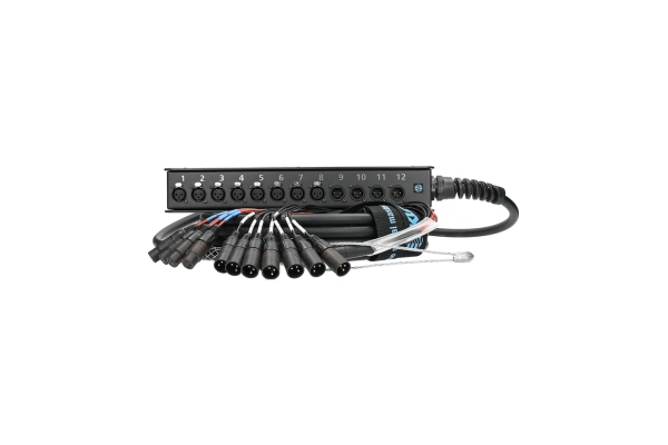 StraightLink 8/4 XLR 3p12-channel - single ground - 20 m