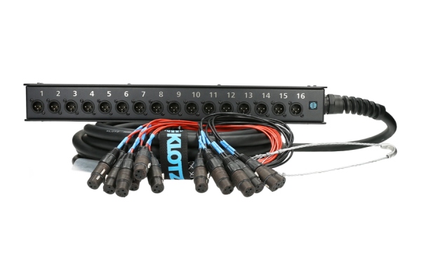 StraightLink 0/16 XLR 3p16-channel - single ground - 15 m