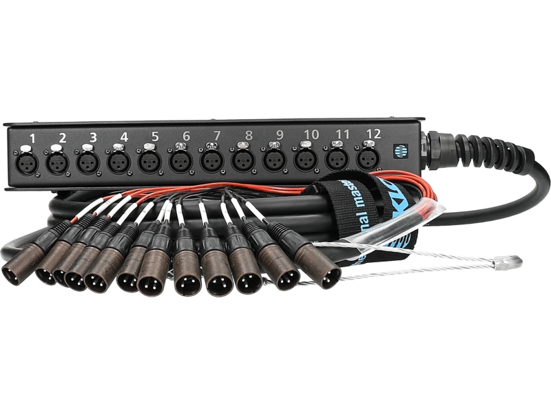 Klotz StraightLink 12/0 XLR 3p12-channel - single ground - 30 m