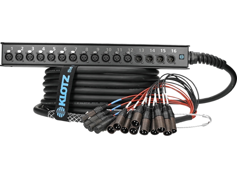 Klotz StraightLink 12/4 XLR 3p16-channel - single ground - 20 m