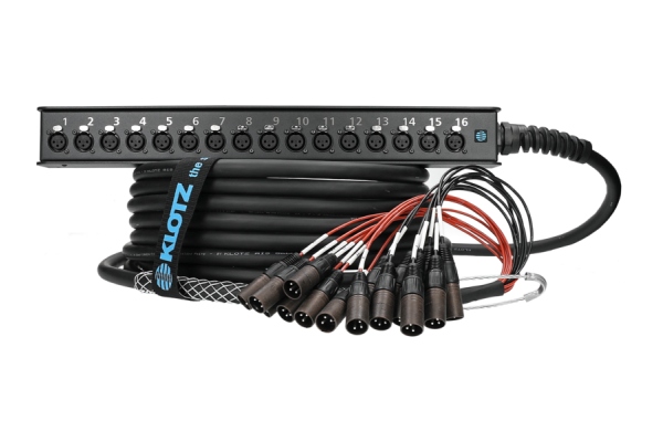 StraightLink 16/0 XLR 3p16-channel - single ground - 10 m