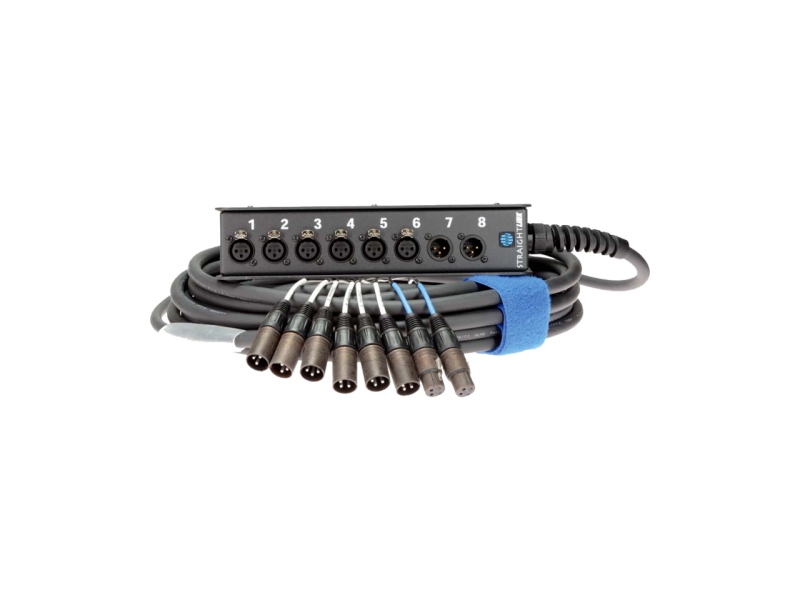 Klotz StraightLink 6/2 XLR 3p8-channel - single ground - 10 m