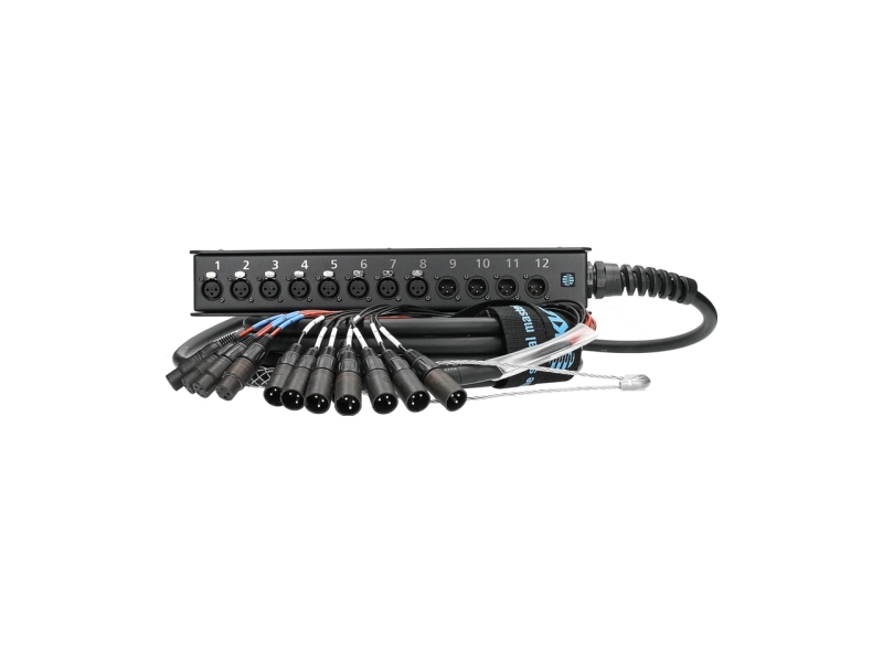 Klotz StraightLink 8/4 XLR 3p12-channel - single ground - 5 m