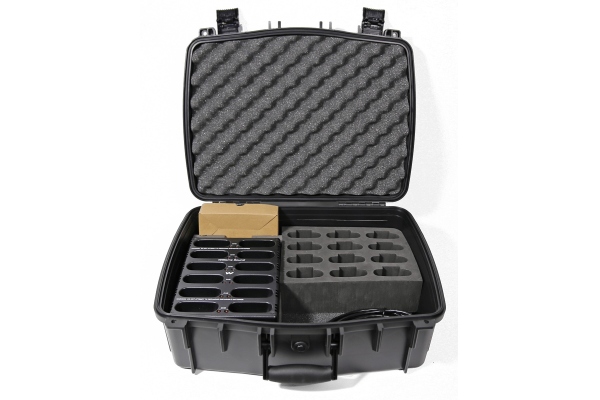 Williams AV CHG 3512 PRO Body-pack charger, 12 bay, with case