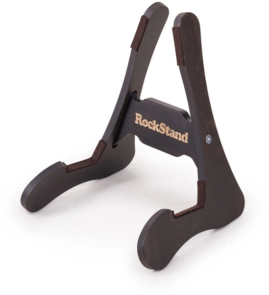 RockStand Wood A-Frame Stand - Electric - Rustic Oak