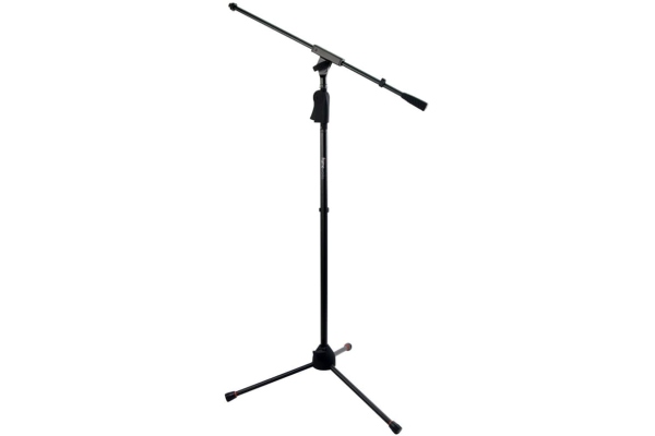 Deluxe Tripod Mic Stand with Single Section Boom Deluxe Tripod Mic Stand with Single Section Boom