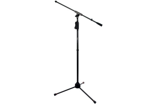 Deluxe Tripod Mic Stand with Single Section Boom