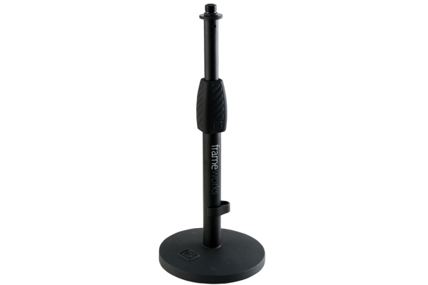 Desktop Mic Stand with Round Base and Twist Clutch Desktop Mic Stand with Round Base and Twist Clutch