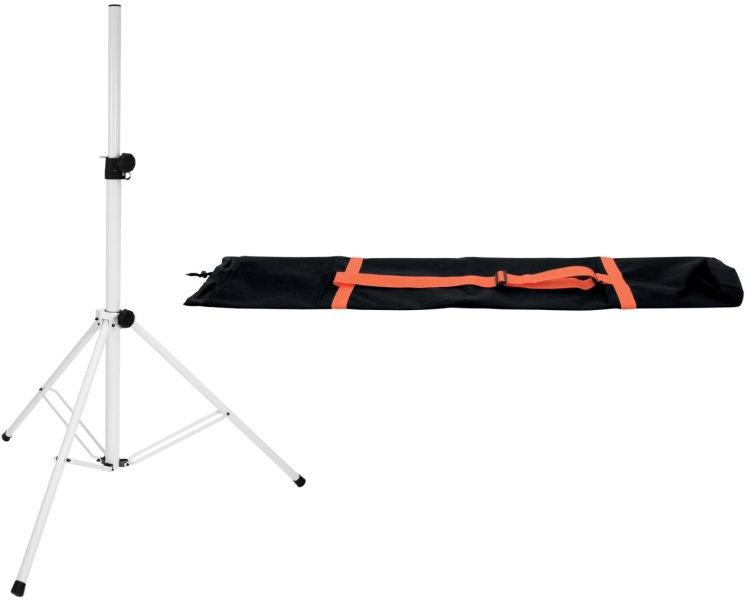 Omnitronic Stand pentru difuzoare alb + Geanta de transport