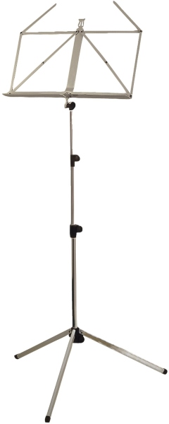 Gewa Stativ partituri VE20 Silver, Înălțime 63-125 cm