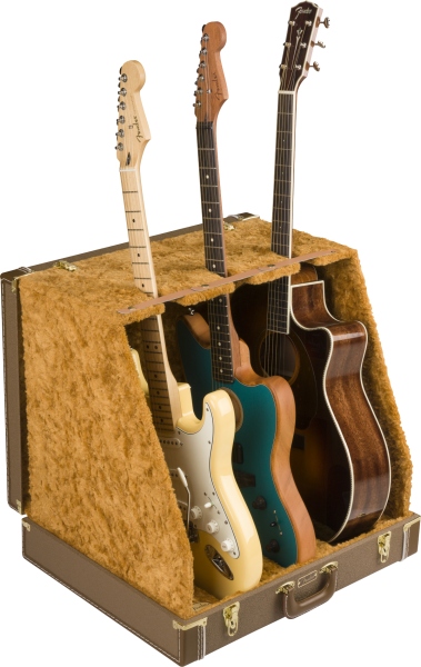 Fender Classic Series Case Stand - 3 Guitar Brown