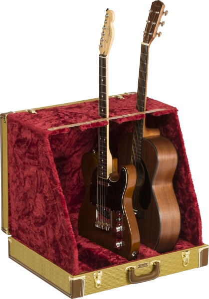 Fender Classic Series Case Stand - 3 Guitar Tweed