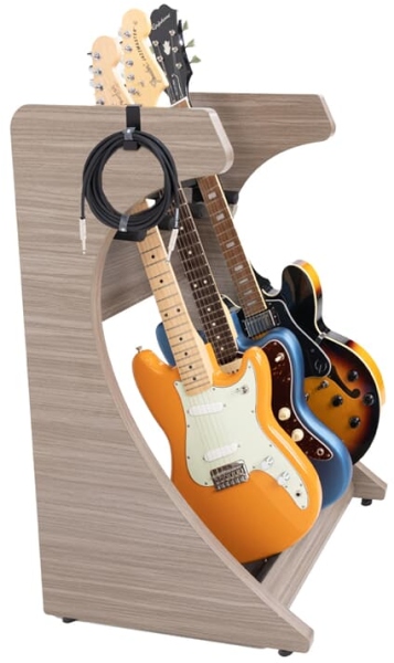 Gator Frameworks Elite Series 3 Electric/Acoustic Guitar Rac - GRY