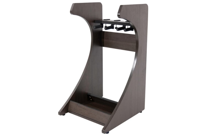 Stativ pentru 3 chitări Gator Frameworks GFW-ELITEGTR3RK-BRN