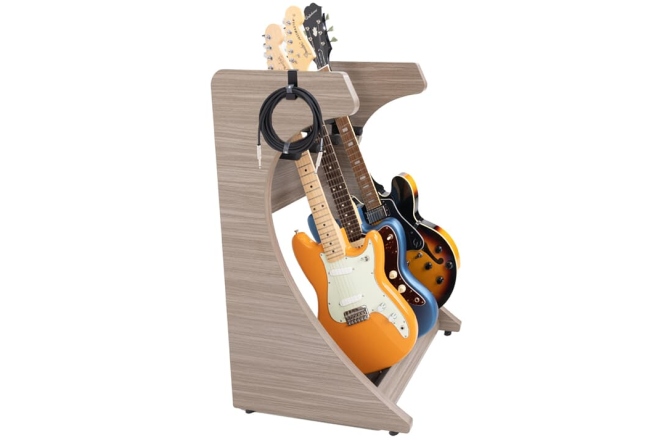 Stativ pentru 3 chitări Gator Frameworks GFW-ELITEGTR3RK-GRY