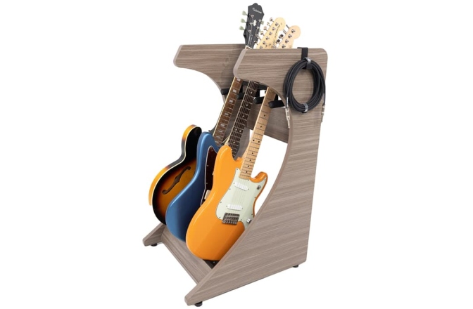 Stativ pentru 3 chitări Gator Frameworks GFW-ELITEGTR3RK-GRY