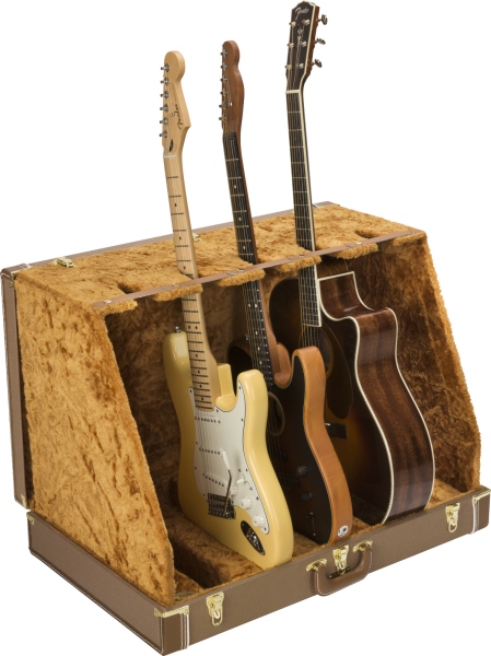 Fender Classic Series Case Stand - 5 Guitar Brown