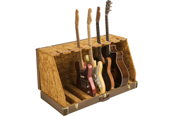 Fender Classic Series Case Stand - 7 Guitar Brown