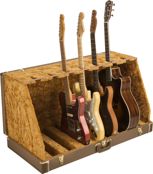 Fender Classic Series Case Stand - 7 Guitar Brown