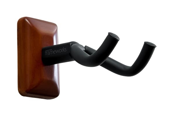 Mahogany Wall Mount Guitar Hanger Mahogany Wall Mount Guitar Hanger