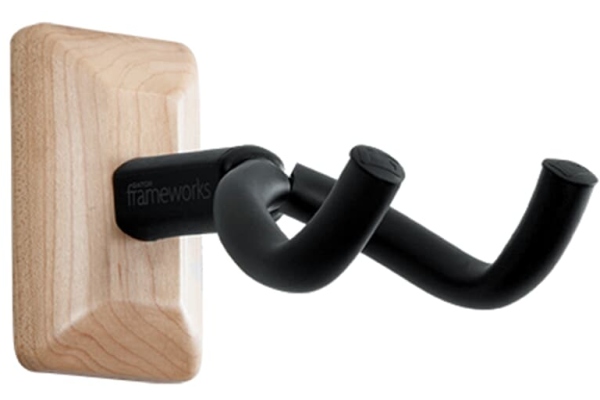 Maple Wall Mount Guitar Hanger Maple Wall Mount Guitar Hanger