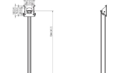 Stativ podea Tableta / Monitor  Vogels PTA 3101, negru
