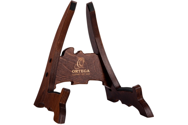 Ortega Ukulele Stand Layered Birch Wood - Dark Brown