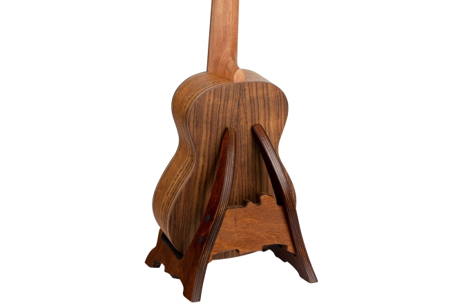 Stativ Ukulele Ortega Ukulele Stand Layered Birch Wood - Dark Brown