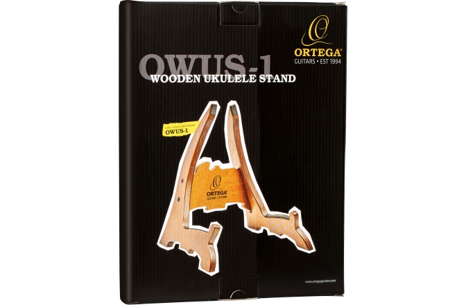 Stativ Ukulele Ortega Ukulele Stand Layered Birch Wood - Dark Brown