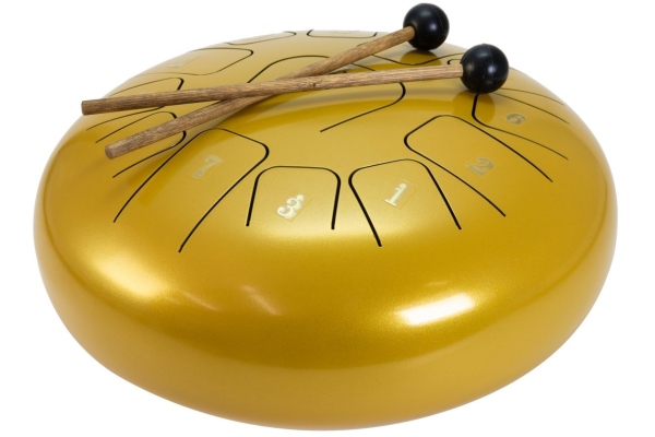 Dimavery TD-12 Steel Tongue Drum - Gold