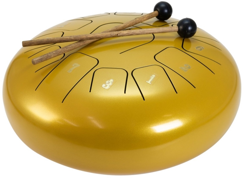 Dimavery TD-12 Steel Tongue Drum - Gold